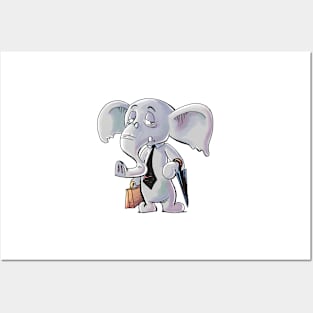 Business Elephant Posters and Art